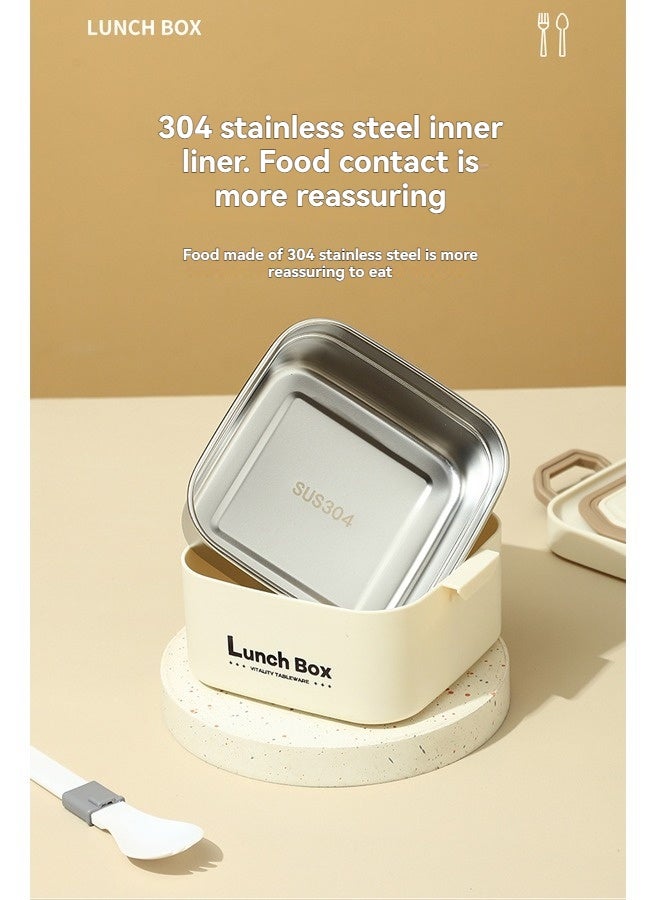 Beauenty Microwaveable 3 Tier Thermal Lunch Box Portable Insulated Lunch Containers With Bag, Leakproof Stackable Stainless Steel Food Container For Adults Kids - Image 3